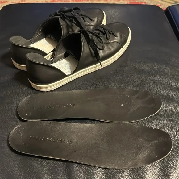 Freda Salvador Eda D’Orsay black leather sneakers - Picture 13 of 15